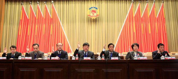 柳江县政协八届六次会议图片新闻