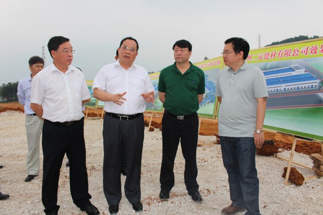 自治区林业厅厅长到我县调研