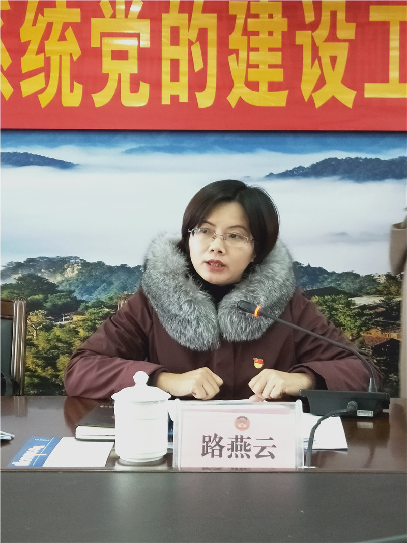 4、路燕云副书记在会上讲话